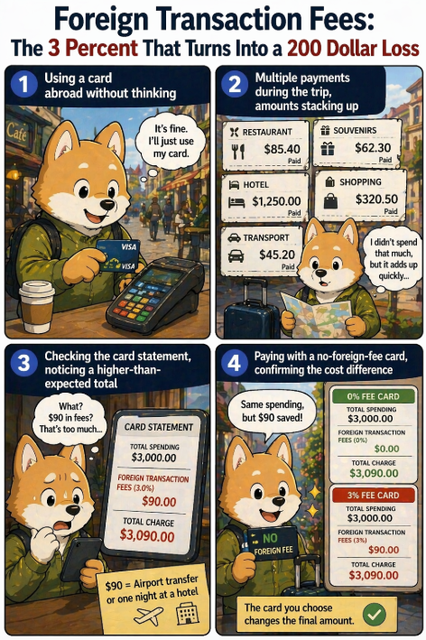 Foreign Transaction Fees: The 3 Percent That Turns Into a 200 Dollar Loss