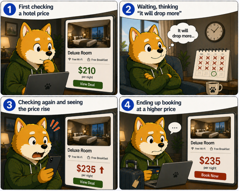 Hotel Price Changes: The Mistake That Makes You Wait and Pay More
