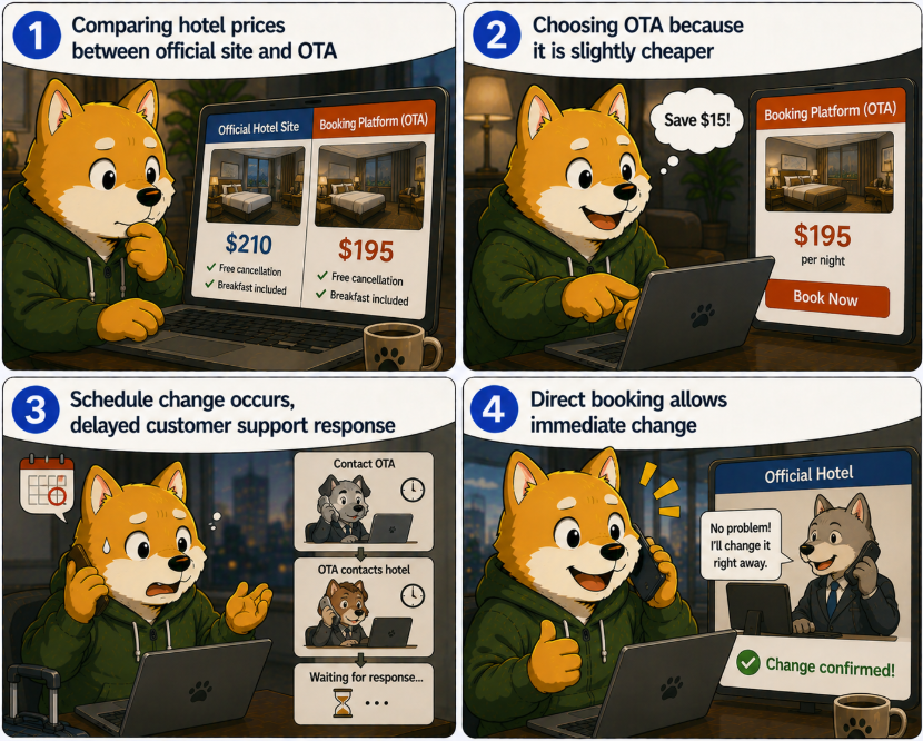 Direct Booking vs OTA: The 15 Dollar Saving That Can Cost You 2 Hours of Trouble