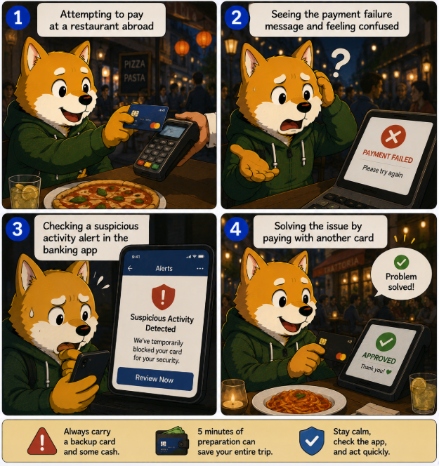 Blocked Card Overseas: The 5 Minutes That Can Freeze Your Entire Trip