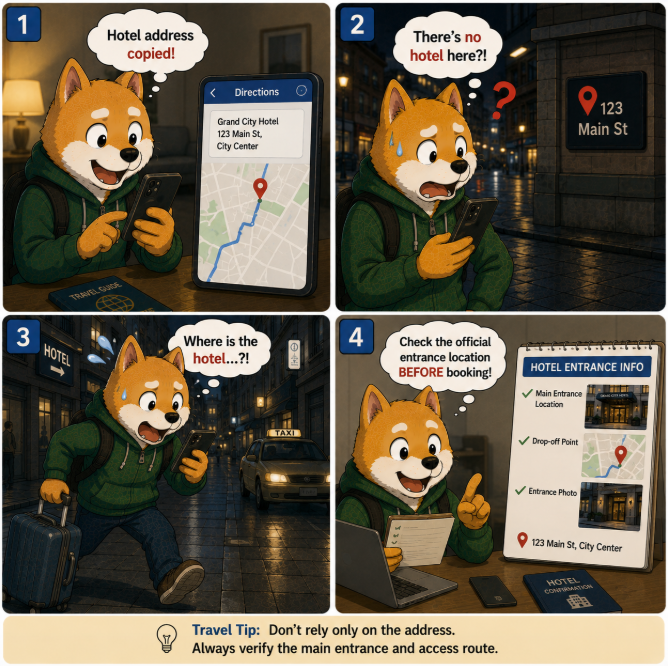 Hotel Address Wrong in GPS: The 10 Minute Navigation Error That Can Cost You an Hour